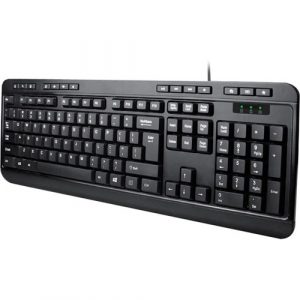 Adesso Ads Adesso AKB-132 - Spill-Resistant Multimedia Desktop Keyboard