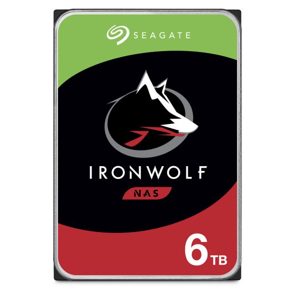 Seagate ironwolf st6000vn001 6 tb hard drive - 3. 5" internal - sata (sata/600) - conventional magnetic recording (cmr) method