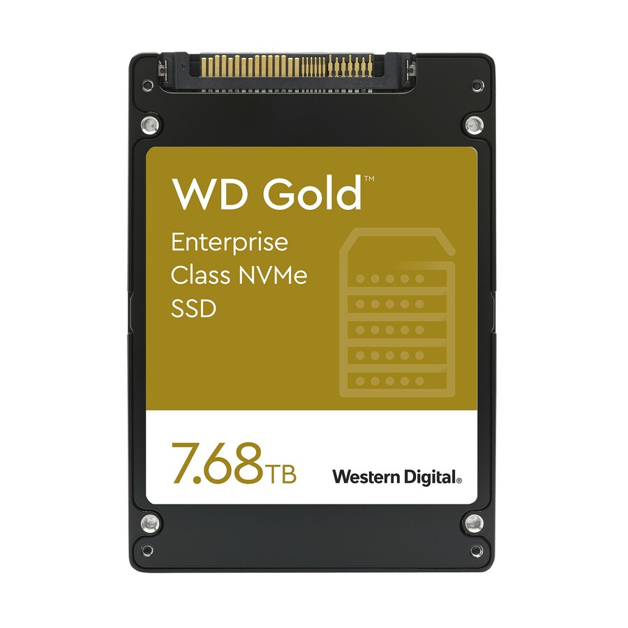 WD Gold WDS768T1D0D 7.68 TB Solid State Drive - Internal - U.2 (SFF-8639) NVMe (PCI Express NVMe 3.1 x4) - Read Intensive