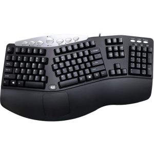Adesso Ads Adesso PCK-208B Tru-Form Media Contoured Ergonomic Keyboard