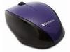 Wireless multitrac blue led mouse purple