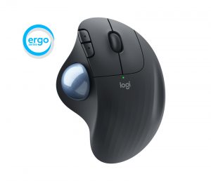 Logitech Ergo M575 Trackball for Business mouse Right-hand RF Wireless+Bluetooth 4000 DPI