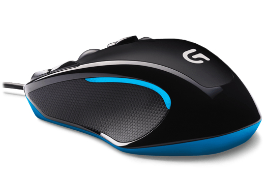 Logitech G300S mouse Right-hand USB Type-A Optical 2500 DPI