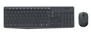 Logitech MK235 keyboard RF Wireless QWERTY Gray