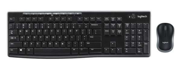 Logitech mk270 keyboard rf wireless qwerty english black