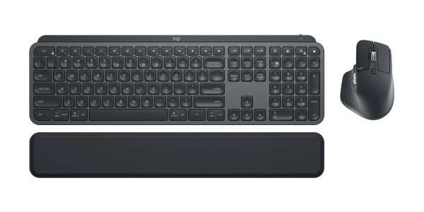 Logitech mx keys combo for business keyboard rf wireless + bluetooth qwerty us english graphite
