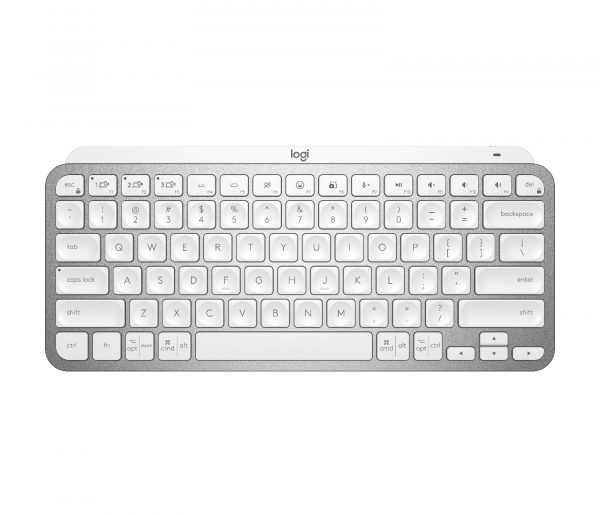 Logitech mx keys mini keyboard rf wireless + bluetooth qwerty us english aluminum