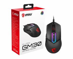 MSI Clutch GM30 mouse Right-hand USB Type-A Optical 6200 DPI