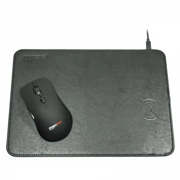 Mobile edge wireless charging mouse pad
