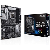 Asus prime z590-v desktop motherboard - intel z590 chipset - socket lga-1200 - intel optane memory ready - atx