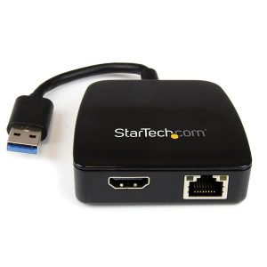 StarTech.com USB31GEHD notebook dock/port replicator Wired USB 3.2 Gen 1 (3.1 Gen 1) Type-A Black