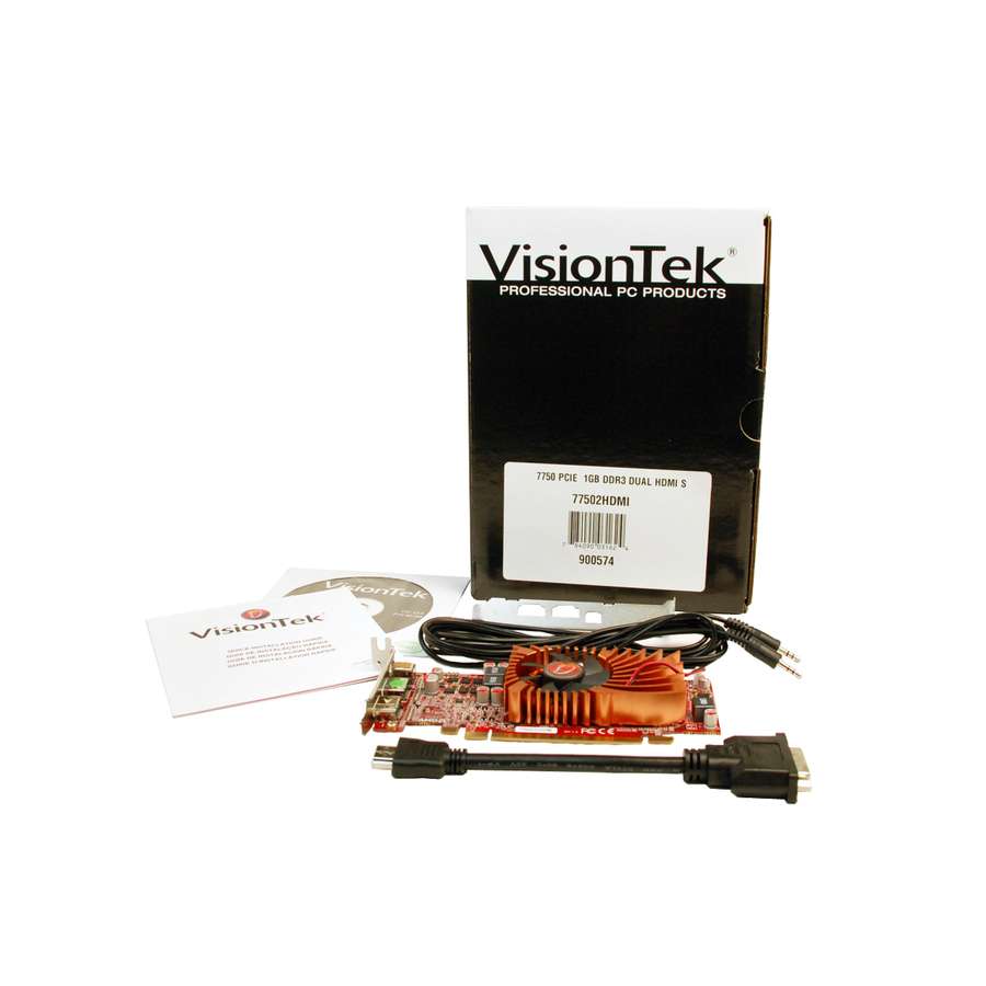 VisionTek Radeon 7750 SFF 1GB DDR3 3M (2x HDMI