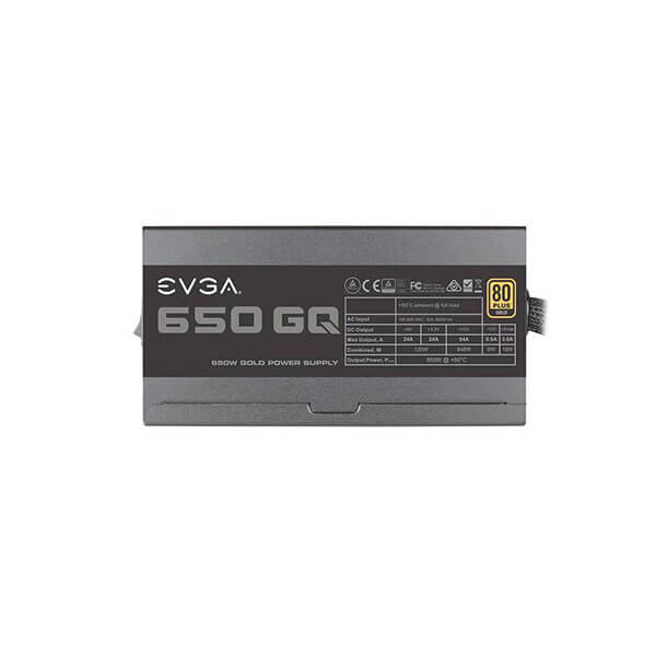 Evga 650 gq power supply 210-gq-0650-v1 80+ gold 650w modular evga eco mode