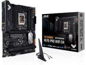 Asus TUF GAMING H670-PRO WIFI D4 Gaming Desktop Motherboard