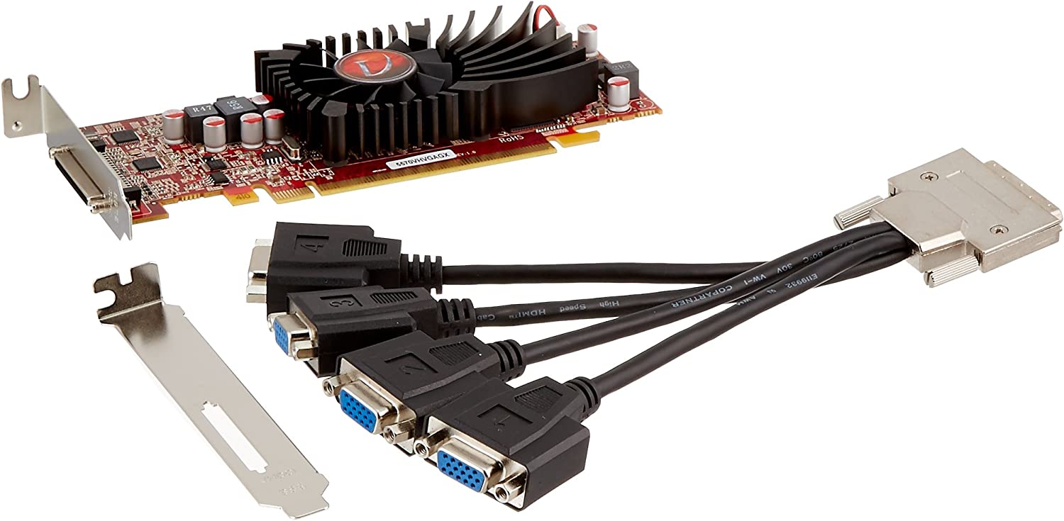 VisionTek Radeon 5570 SFF 1GB DDR3 4M VHDCI VGA (4x VGA)