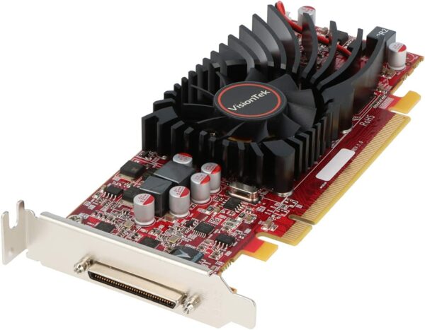 Visiontek radeon hd 5570 1gb ddr3 sff graphics card, 4 port vhdci to hdmi, included full-height bracket